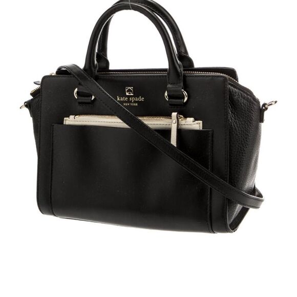 Kate Spade New York Black Leather Mini Hadley Street Bernadine Crossbody Bag - Picture 3 of 16